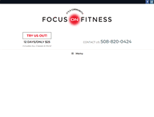 Tablet Screenshot of fofhealthclub.com